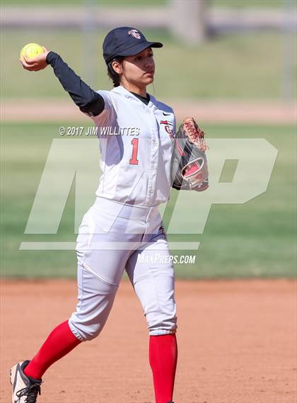 Thumbnail 2 in Chandler Prep vs. Tempe (Chandler Prep Softball Classic) photogallery.