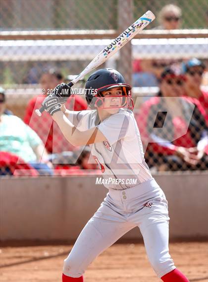 Thumbnail 2 in Chandler Prep vs. Tempe (Chandler Prep Softball Classic) photogallery.