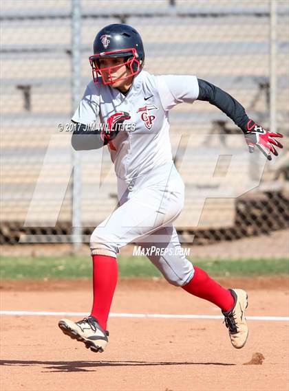 Thumbnail 2 in Chandler Prep vs. Tempe (Chandler Prep Softball Classic) photogallery.