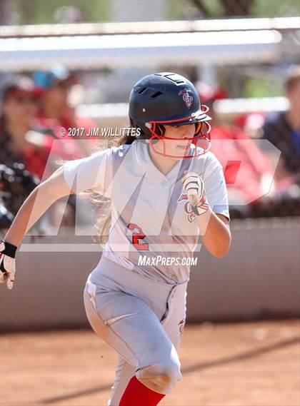 Thumbnail 2 in Chandler Prep vs. Tempe (Chandler Prep Softball Classic) photogallery.