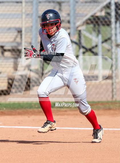 Thumbnail 1 in Chandler Prep vs. Tempe (Chandler Prep Softball Classic) photogallery.