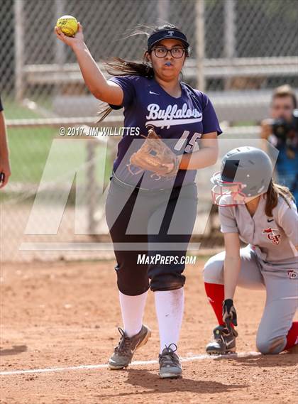 Thumbnail 2 in Chandler Prep vs. Tempe (Chandler Prep Softball Classic) photogallery.