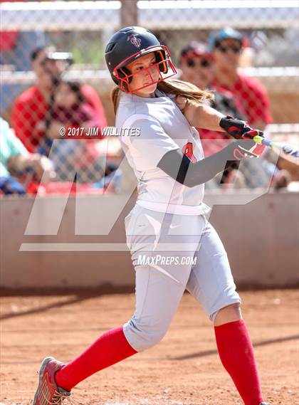 Thumbnail 3 in Chandler Prep vs. Tempe (Chandler Prep Softball Classic) photogallery.