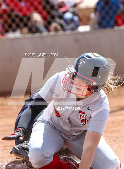 Thumbnail 2 in Chandler Prep vs. Tempe (Chandler Prep Softball Classic) photogallery.