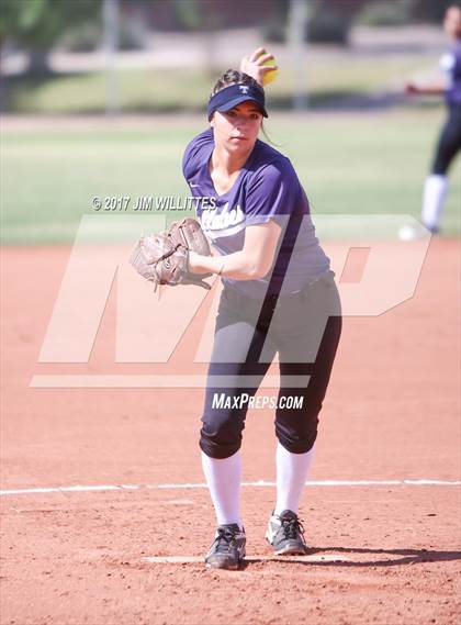 Thumbnail 3 in Chandler Prep vs. Tempe (Chandler Prep Softball Classic) photogallery.