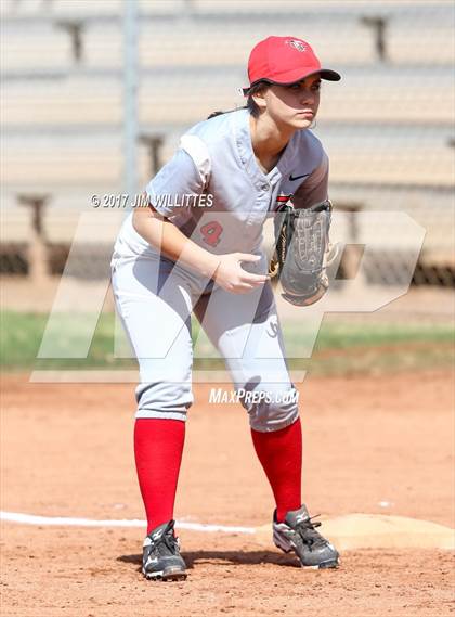 Thumbnail 2 in Chandler Prep vs. Tempe (Chandler Prep Softball Classic) photogallery.