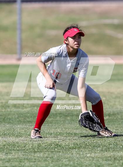 Thumbnail 3 in Chandler Prep vs. Tempe (Chandler Prep Softball Classic) photogallery.