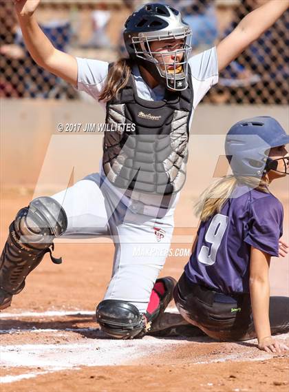 Thumbnail 3 in Chandler Prep vs. Tempe (Chandler Prep Softball Classic) photogallery.