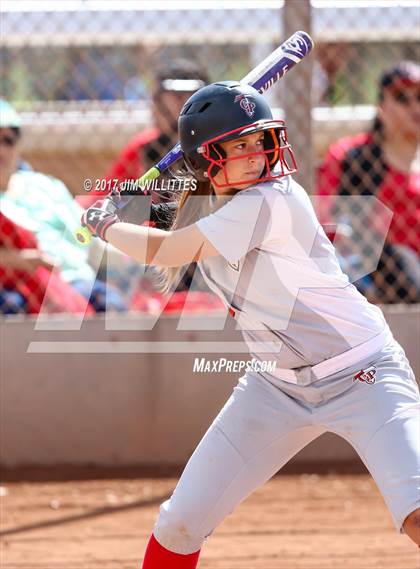 Thumbnail 1 in Chandler Prep vs. Tempe (Chandler Prep Softball Classic) photogallery.