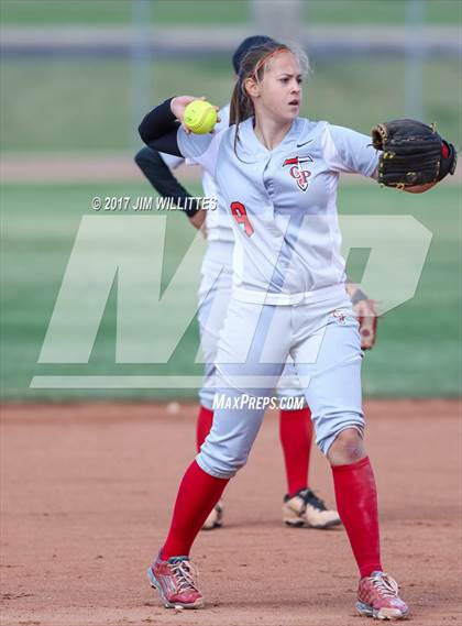 Thumbnail 3 in Chandler Prep vs. Tempe (Chandler Prep Softball Classic) photogallery.