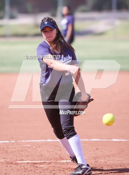 Thumbnail 1 in Chandler Prep vs. Tempe (Chandler Prep Softball Classic) photogallery.