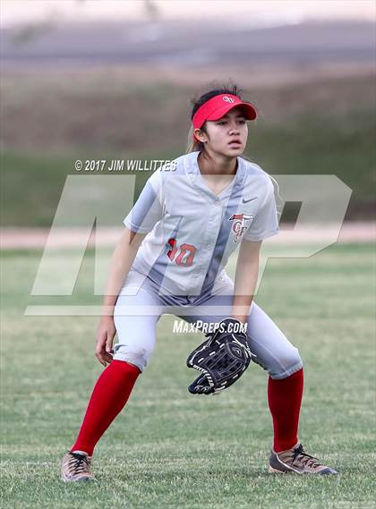Thumbnail 2 in Chandler Prep vs. Tempe (Chandler Prep Softball Classic) photogallery.