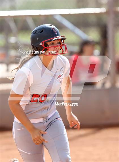 Thumbnail 3 in Chandler Prep vs. Tempe (Chandler Prep Softball Classic) photogallery.