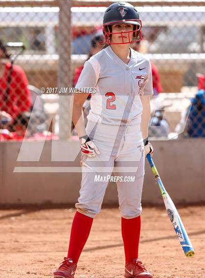 Thumbnail 2 in Chandler Prep vs. Tempe (Chandler Prep Softball Classic) photogallery.
