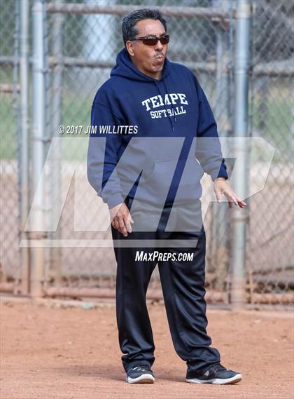 Thumbnail 1 in Chandler Prep vs. Tempe (Chandler Prep Softball Classic) photogallery.