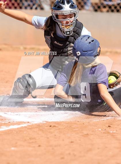 Thumbnail 3 in Chandler Prep vs. Tempe (Chandler Prep Softball Classic) photogallery.