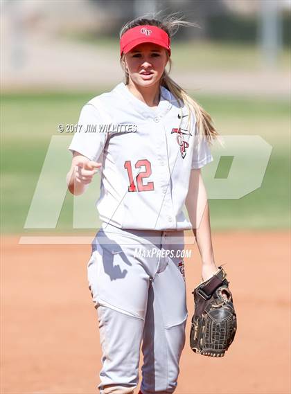 Thumbnail 1 in Chandler Prep vs. Tempe (Chandler Prep Softball Classic) photogallery.
