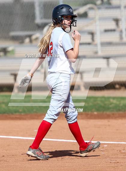 Thumbnail 3 in Chandler Prep vs. Tempe (Chandler Prep Softball Classic) photogallery.