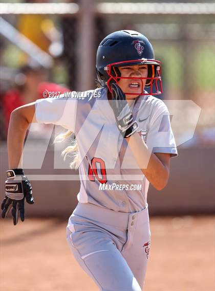 Thumbnail 2 in Chandler Prep vs. Tempe (Chandler Prep Softball Classic) photogallery.