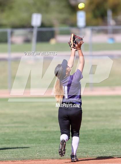 Thumbnail 3 in Chandler Prep vs. Tempe (Chandler Prep Softball Classic) photogallery.