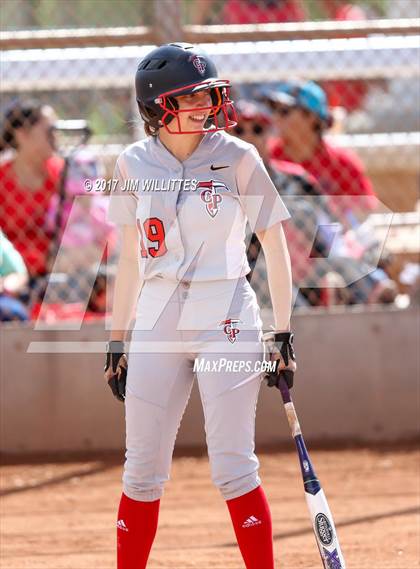 Thumbnail 3 in Chandler Prep vs. Tempe (Chandler Prep Softball Classic) photogallery.