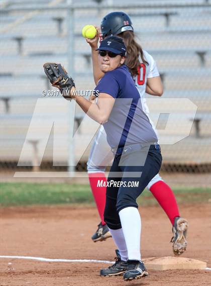 Thumbnail 3 in Chandler Prep vs. Tempe (Chandler Prep Softball Classic) photogallery.