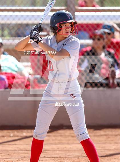 Thumbnail 1 in Chandler Prep vs. Tempe (Chandler Prep Softball Classic) photogallery.