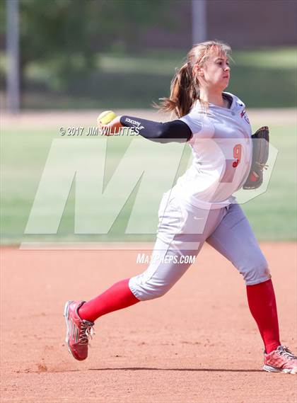 Thumbnail 2 in Chandler Prep vs. Tempe (Chandler Prep Softball Classic) photogallery.
