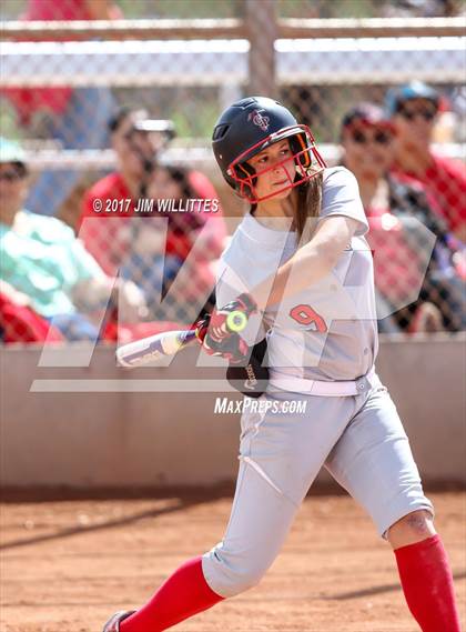 Thumbnail 2 in Chandler Prep vs. Tempe (Chandler Prep Softball Classic) photogallery.