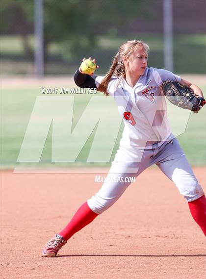 Thumbnail 1 in Chandler Prep vs. Tempe (Chandler Prep Softball Classic) photogallery.