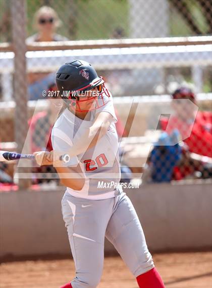 Thumbnail 3 in Chandler Prep vs. Tempe (Chandler Prep Softball Classic) photogallery.