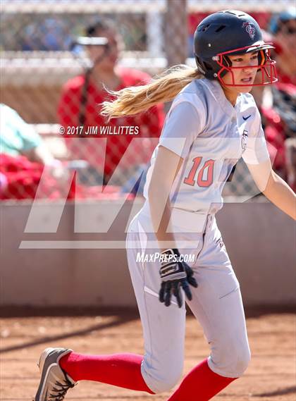 Thumbnail 1 in Chandler Prep vs. Tempe (Chandler Prep Softball Classic) photogallery.