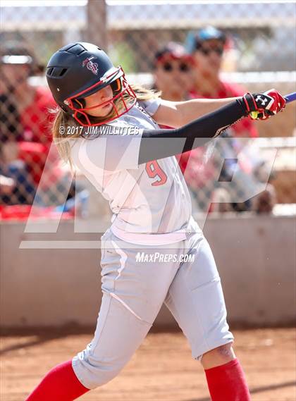 Thumbnail 2 in Chandler Prep vs. Tempe (Chandler Prep Softball Classic) photogallery.