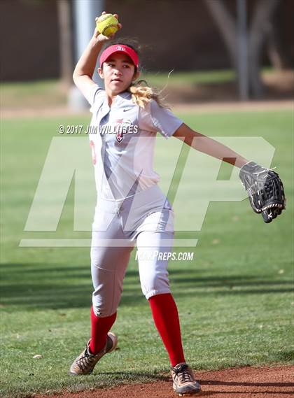 Thumbnail 1 in Chandler Prep vs. Tempe (Chandler Prep Softball Classic) photogallery.