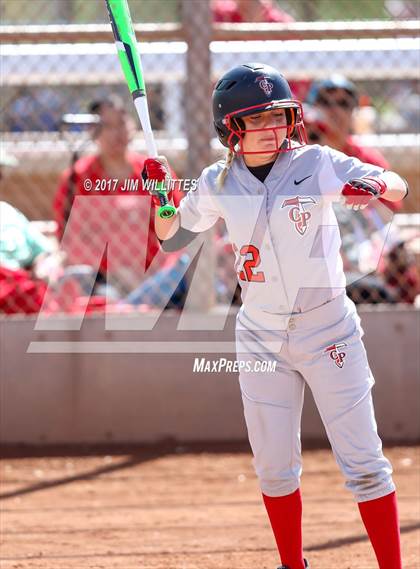 Thumbnail 2 in Chandler Prep vs. Tempe (Chandler Prep Softball Classic) photogallery.