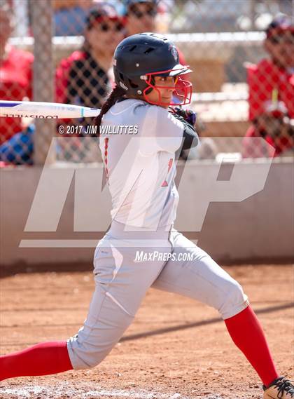 Thumbnail 1 in Chandler Prep vs. Tempe (Chandler Prep Softball Classic) photogallery.
