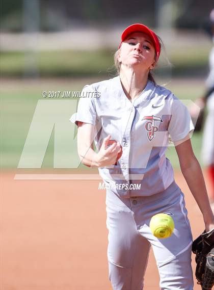 Thumbnail 2 in Chandler Prep vs. Tempe (Chandler Prep Softball Classic) photogallery.