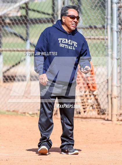 Thumbnail 1 in Chandler Prep vs. Tempe (Chandler Prep Softball Classic) photogallery.