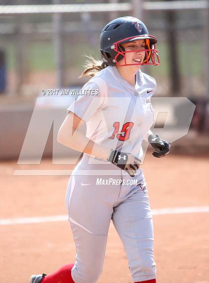 Thumbnail 1 in Chandler Prep vs. Tempe (Chandler Prep Softball Classic) photogallery.