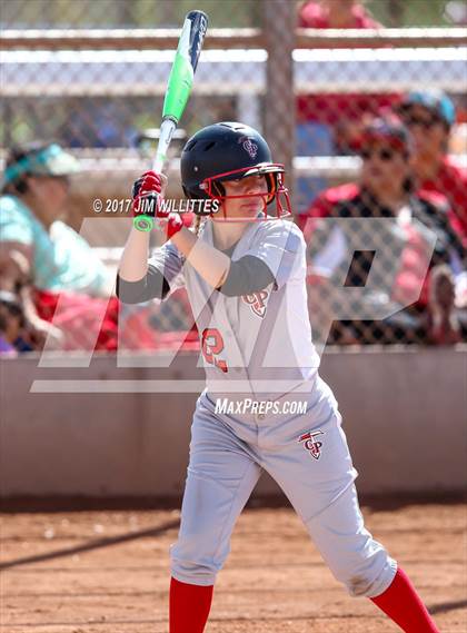 Thumbnail 3 in Chandler Prep vs. Tempe (Chandler Prep Softball Classic) photogallery.