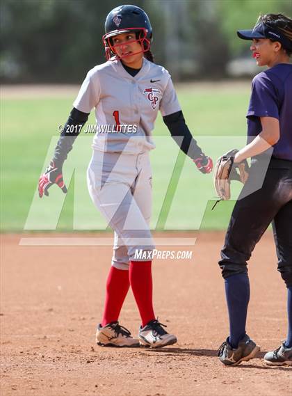 Thumbnail 2 in Chandler Prep vs. Tempe (Chandler Prep Softball Classic) photogallery.