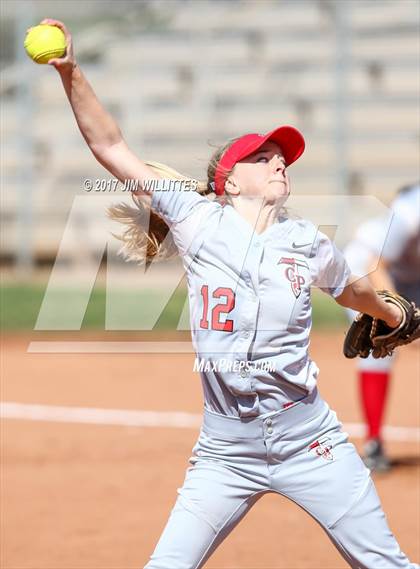 Thumbnail 1 in Chandler Prep vs. Tempe (Chandler Prep Softball Classic) photogallery.