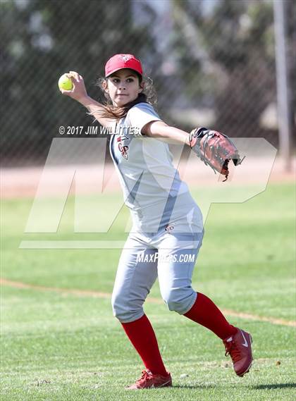 Thumbnail 1 in Chandler Prep vs. Tempe (Chandler Prep Softball Classic) photogallery.