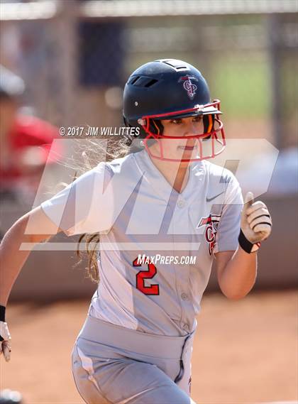 Thumbnail 2 in Chandler Prep vs. Tempe (Chandler Prep Softball Classic) photogallery.