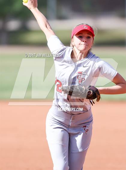 Thumbnail 3 in Chandler Prep vs. Tempe (Chandler Prep Softball Classic) photogallery.