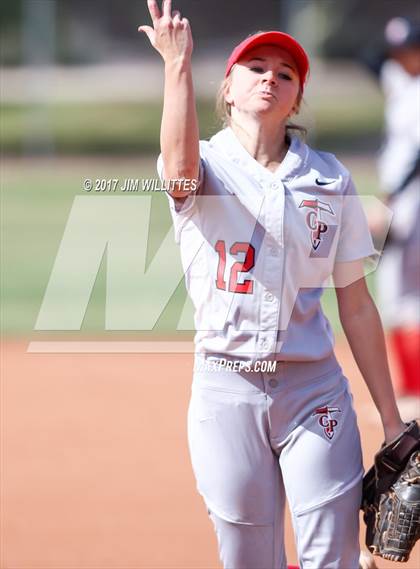 Thumbnail 3 in Chandler Prep vs. Tempe (Chandler Prep Softball Classic) photogallery.
