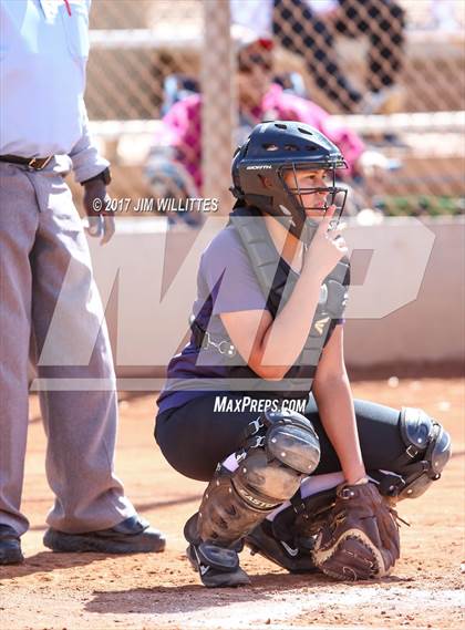Thumbnail 3 in Chandler Prep vs. Tempe (Chandler Prep Softball Classic) photogallery.
