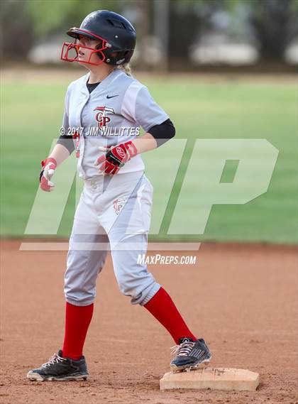 Thumbnail 3 in Chandler Prep vs. Tempe (Chandler Prep Softball Classic) photogallery.