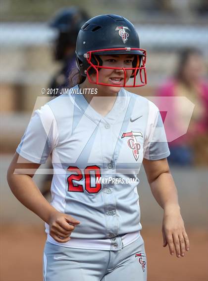 Thumbnail 2 in Chandler Prep vs. Tempe (Chandler Prep Softball Classic) photogallery.
