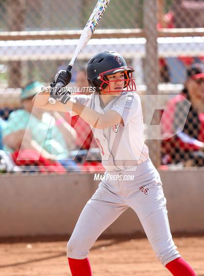 Thumbnail 3 in Chandler Prep vs. Tempe (Chandler Prep Softball Classic) photogallery.